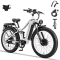 KAIJIELAISI K801 Electric Dirt Bike, 6000W Peak Motor, 60V 35Ah Battery, 26" Fat Tire, Full Suspension